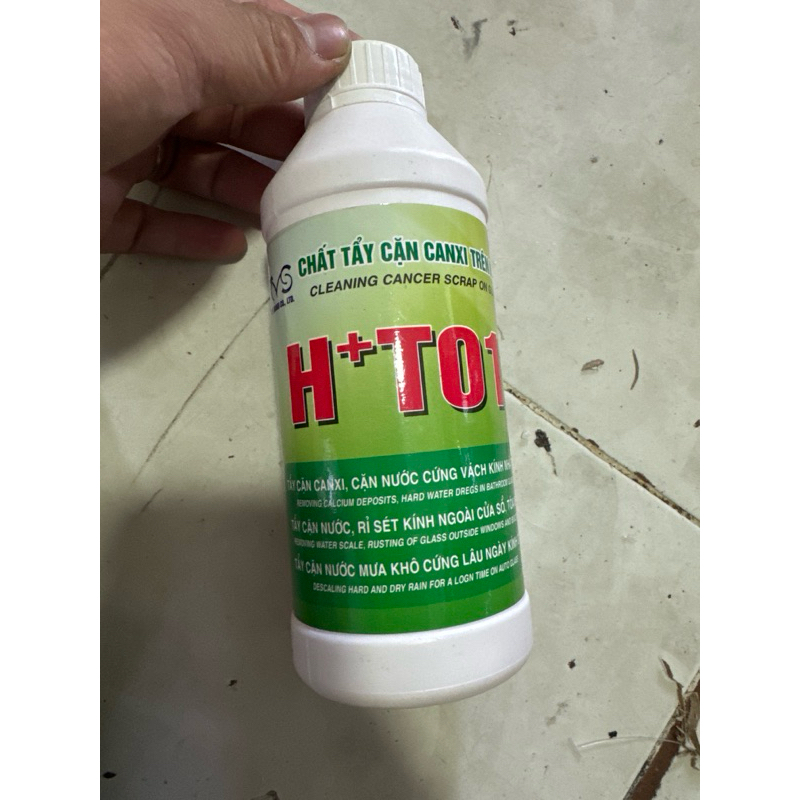 Nước tẩy kính ố,mốc,canxi Ht01 500ml