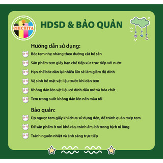 IN TEM NHÃN bế theo yêu cầu CHICHITA
