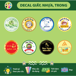 IN TEM NHÃN bế theo yêu cầu CHICHITA