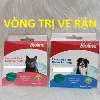 Vòng chống ve rận cho chó mèo Bioline, Vòng ve rận chó mèo Bioline