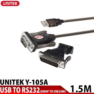 Hỏa tốc HCM - Cáp USB to RS232 (USB to com) Unitek Y-105/Y-105A