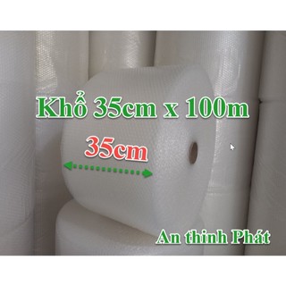 Cuộn Xốp Hơi Khổ 35cmx100m Bọc Gói Hàng