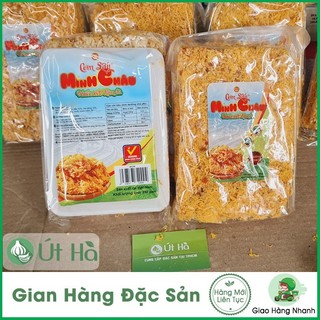 Cơm cháy chà bông gói 250gr cơm sấy minh châu giòn ngon món ăn vặt lý tưởng - út hà đặc sản