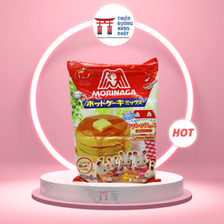 Bột làm bánh Doraemon Morinaga, Pancake Morinaga,Topvalu cho bé từ 7 tháng Nhật Bản