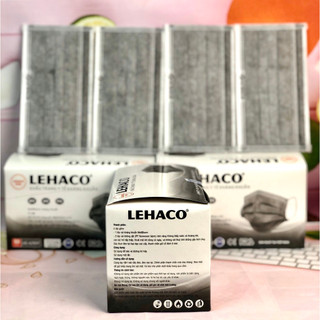 Khẩu trang Lehaco màu Xám 4 lớp Kháng Khuẩn 50 cái/ hộp - Khẩu Trang y tế Lehaco Khẳng Khuẩn