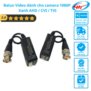 Balun video dành cho camera 1080p xanh ahd / cvi / tvi