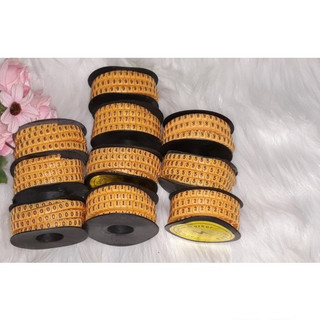 (1 hộp 10 số) - Vòng đánh số dây cáp line từ 0 đến 9