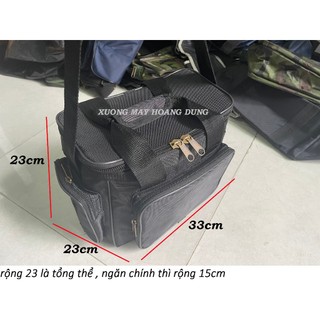 Túi đựng đồ nghề hộp vuông 5 ngăn size nhỏ dày