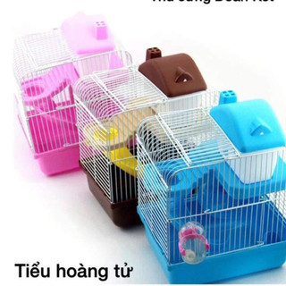 Lồng hamster _Tiểu hoàng tử (lồng kèm phụ kiện đầy đủ)
