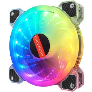 Quạt Tản Nhiệt, Fan Led RGB Coolmoon X2, 16 Triệu Màu, 366 Hiệu Ứng - Đồng Bộ Hub