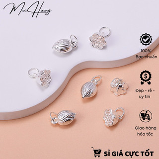 Charm bạc treo đài sen và nụ sen - MH325