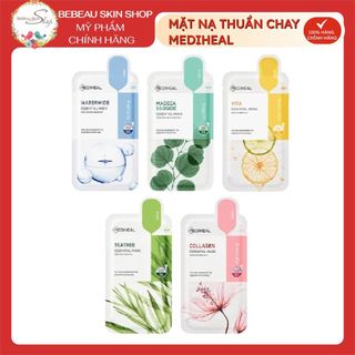 MEDIHEAL TEATREE/PLACENTA/VITA/COLLAGEN CARE SOLUTION ESSENTIAL MASK / Mặt nạ trà xanh