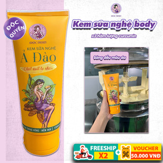 Tuýp kem nghệ dưỡng trắng, sáng da body, giảm mụn, mờ thâm nhanh chóng chính hiệu MỘC NHAN 150g