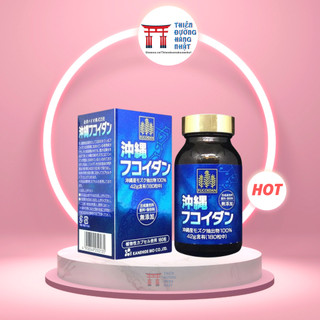 Viên uống tảo Fucoidan Okinawa xanh 180 viên tăng cường sức khoẻ hỗ trợ người ung thư Nhật Bản