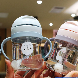 Bình Tập Uống 🎁FREESHIP🎁 Cốc Tập Uống Nước Kèm Van Chống Sặc Ngộ Nghĩnh Cho Bé 250Ml - 350Ml