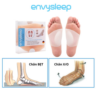 [ENVYSLEEP] Lót giày Silicon cho giữa lòng bàn chân Envysleep - BÀN CHÂN BẸT "PHẲNG"
