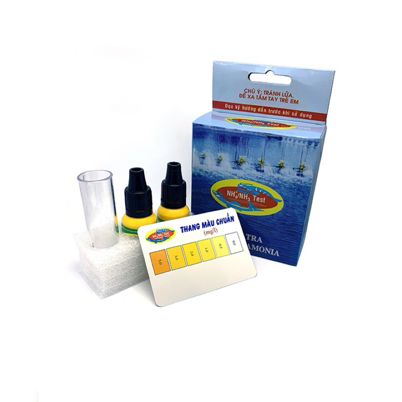 NH3/NH4 Test kit - kiểm tra nhanh NH3/NH4 cho hồ thuỷ sinh, cá cảnh