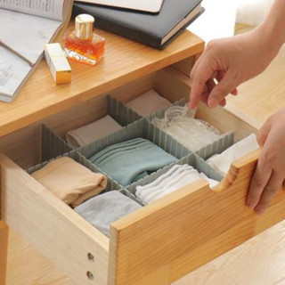 Bộ Thanh Chia Ngăn Tủ 🚀DIN SHOP🚀 Set 4 Thanh Chia Ngăn Kéo Tủ Có Thể Điều Chỉnh Giúp Đồ Bếp, Đồ Trang Điểm, Quần Áo Lót