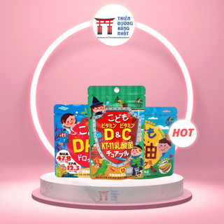 Kẹo bổ sung vitamin DHA, EPA nhiều vị cho bé Unimat Riken 90 viên Nhật Bản