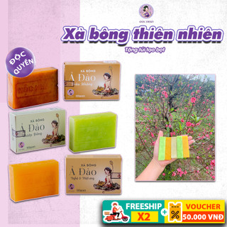(Tặng túi tạo bọt) Xà bông sáng da, giảm mụn, khử mùi cơ thể chính hiệu MỘC NHAN 100g