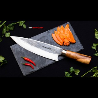 Dao chặt lọc 02 htx dao phúc sen dcl02 cán cẩm khâu inox rèn thủ công 26cm