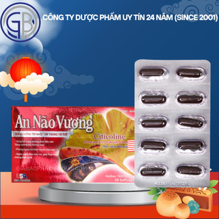 Viên uống bổ não An Não Vương tăng cường lưu thông máu, giúp tăng cường trí nhớ,  ngừa tai biến