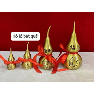  Vật phẩm hồ lô bát quái bằng đồng cát tút phong thuỷ bằng đồng 