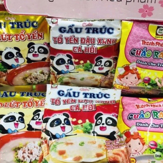 Cháo ăn liền tổ Yến đậu xanh cá hồi/rau củ/tổ Yến gạo lứt