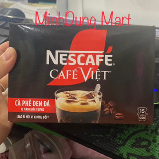 Hộp 15 Gói Nescafé Việt - Cà Phê Đen Đá (16g)