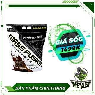 [Giá Tốt Nhất] Thực Phẩm Bổ Sung Hỗ Trợ Tăng Cân Tăng Cơ Nutrabolics Mass Fusion ( 5,4kg)