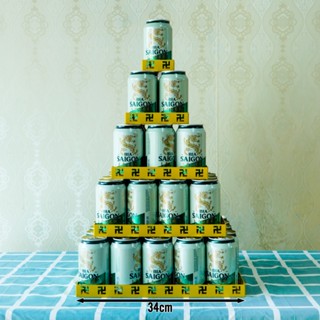 Bộ Khay xếp tháp bia, nước ngọt bằng thép siêu bền