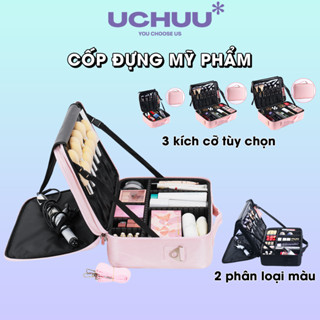 Cốp Đựng Đồ Trang Điểm UCHUU Vali Makeup Đựng Mỹ Phẩm Chuyên Nghiệp, Chia Ngăn Xách Tay Du Lịch