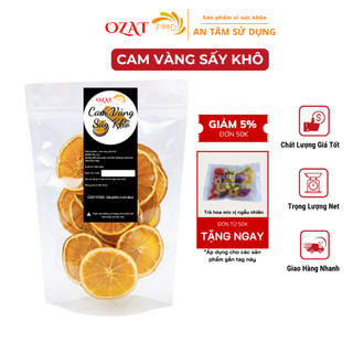 Cam sấy khô dùng pha trà decor trang trí noel cây thông 50G -100G | OZAT FOOD