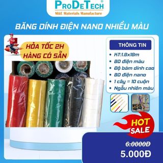 Băng dính điện nano băng keo điện Nano nhiều màu