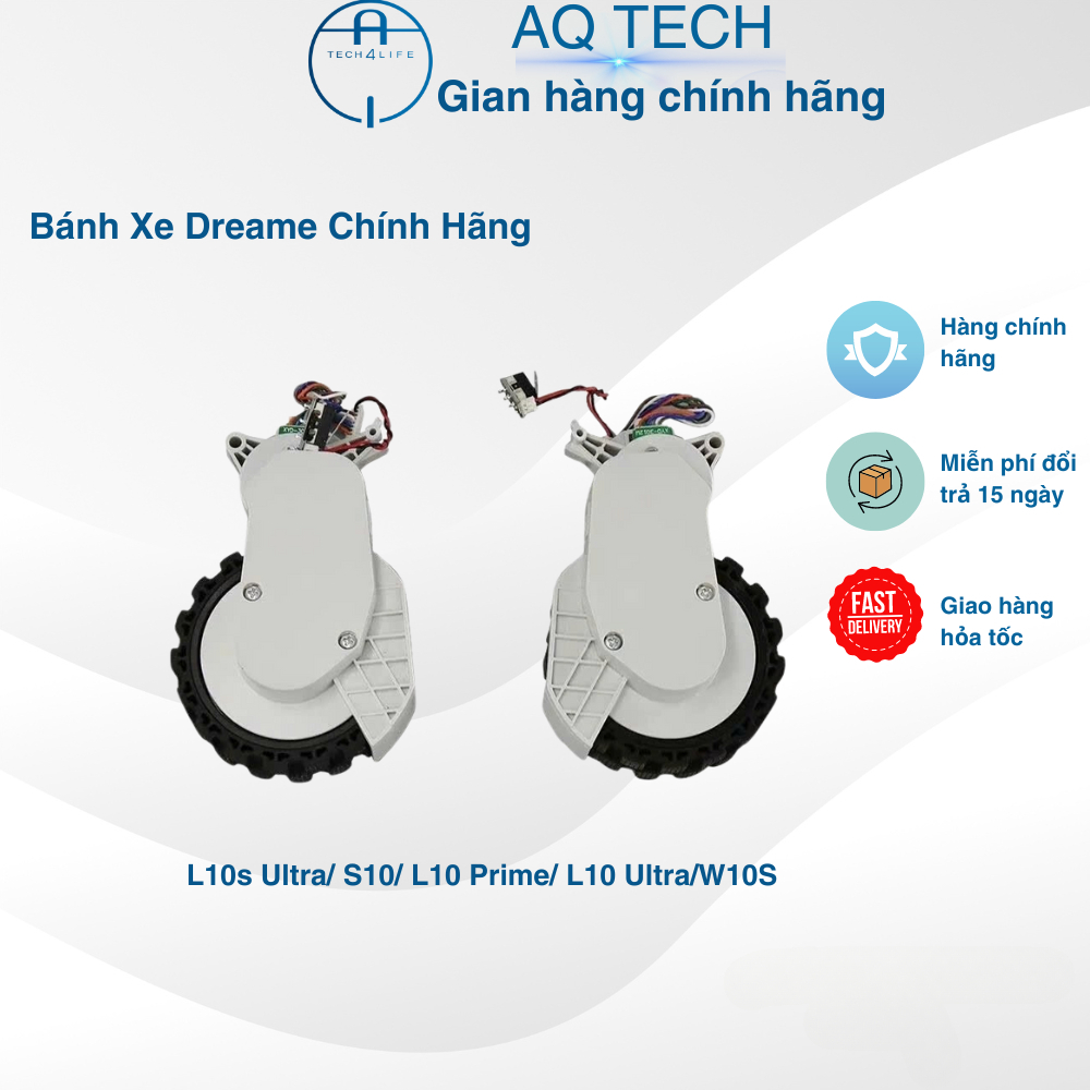 [Chính Hãng] Bánh xe Dreame L10s Ultra/ S10/ L10 Prime/ L10 Ultra/W10S