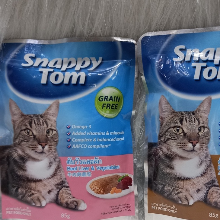 Pate Snappy Tom 85g, Pate cho mèo Snappy Tom