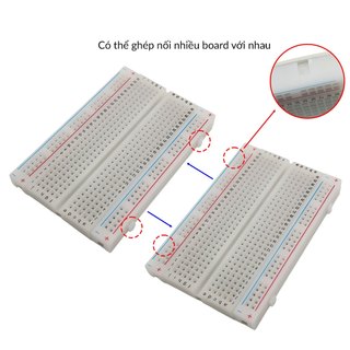 Test board, Bread board 85x55mm 400 lỗ
