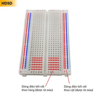 Test board, Bread board 85x55mm 400 lỗ