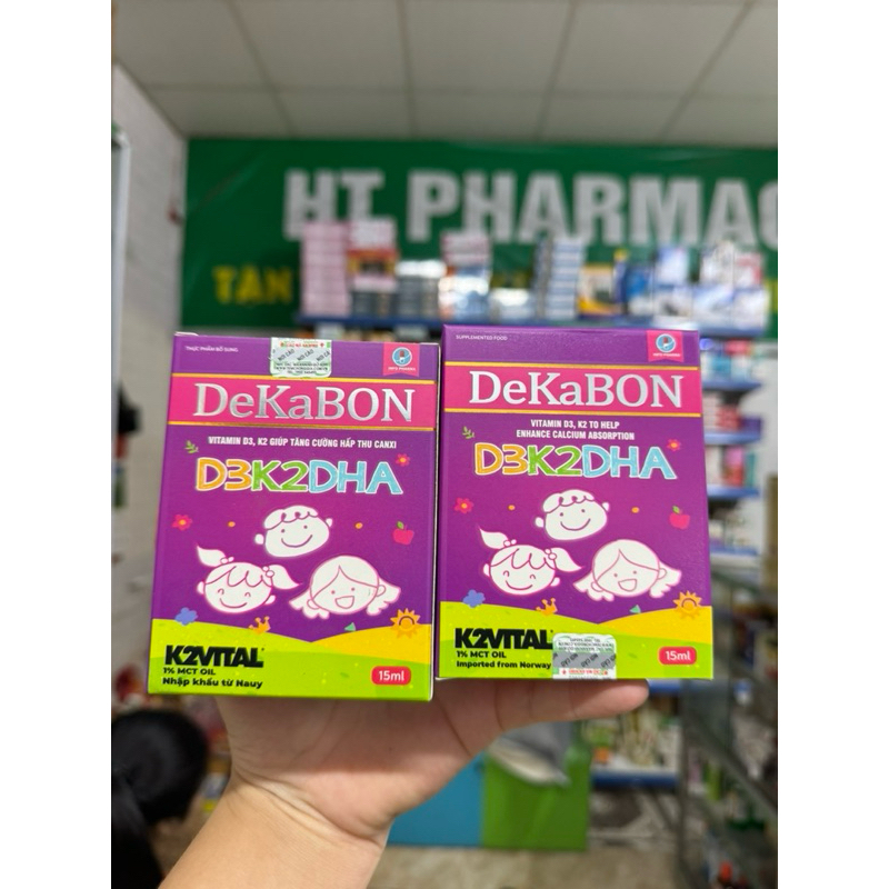 Vitamin D3K2 DeKaBON 15ml  - bổ xung D3k2 và DHA 2 trong 1