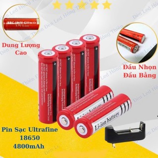 Pin prc sạc 3v7/ 4v2 18650 2800mah
