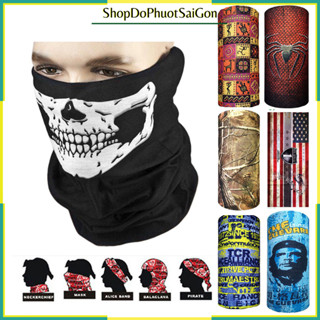 Khăn Phượt Đa Năng trùm đầu bịt mặt chống nắng chống bụi nhiều màu