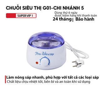 Nồi Đun Sáp Wax Lông Nồi Đun Sáp Pro Wax 100 nhỏ gọn, tiện lợi, nấu sáp siêu nhanh tiết kiệm thời gian.