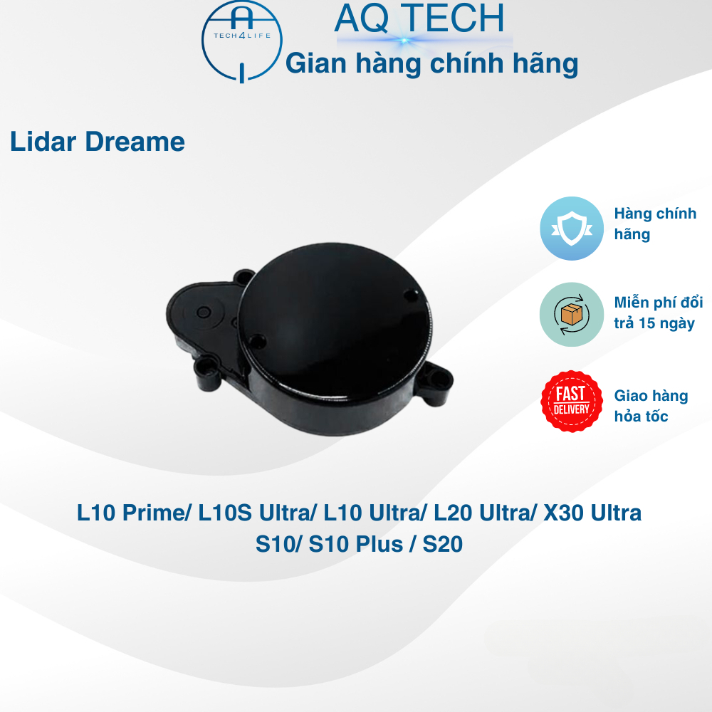 Lidar LDS Dreame L10 Prime/ L10S Ultra/ L10 Ultra/ L20 Ultra/ X30 Ultra/ S10/ S10 Plus / S20