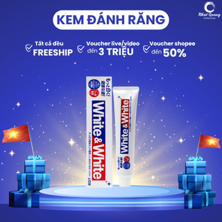 Kem đánh răng White & white 150g hàng nội địa Nhật Bản
