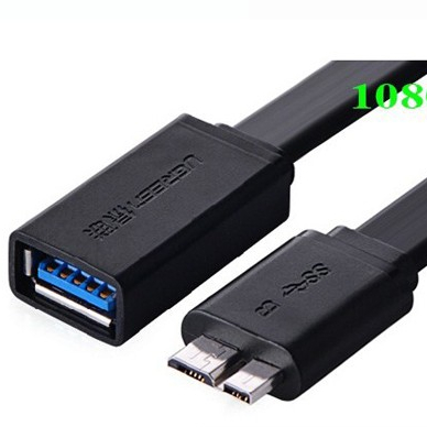 Cáp OTG micro USB sang USB UGREEN 10801 - Hàng Chính Hãng