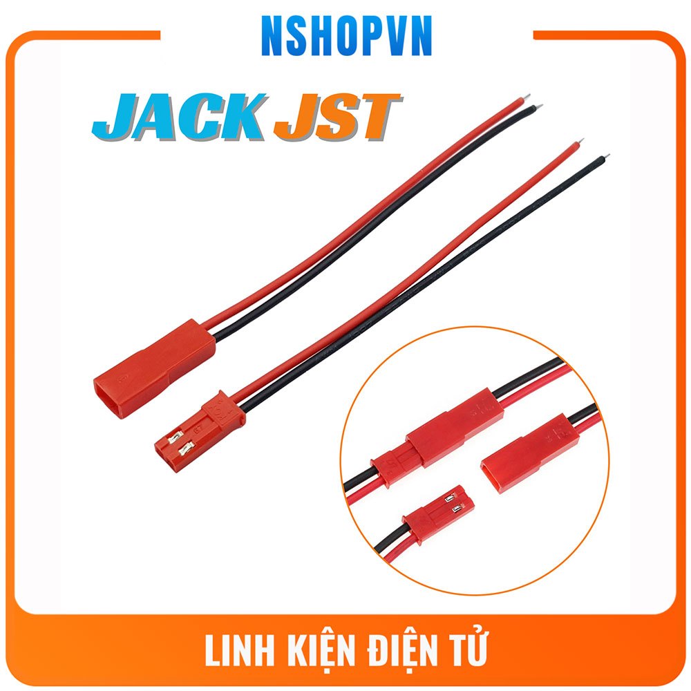 Jack nối JST 2P 20cm
