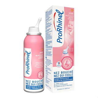 Xịt mũi làm sạch, làm ẩm, giảm viêm mũi họng Prorhinel cho bé 0-6 tuổi 100ML
