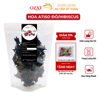 Trà hoa atiso đỏ/hibiscus giúp giảm cân tăng cường miễn dịch 50G -100G | OZATFOOD