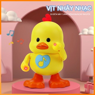 Đồ Chơi Con Vịt Nhảy Múa Điện Cho Bé, Vịt Nhảy Múa Với Những Động Tác Dễ Thương Hiệu Ứng Ánh Sáng [Moontoy]