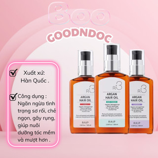 Tinh Dầu Dưỡng Giúp Tóc Mềm Mượt R3 Argan Hair Oil Raip 100ml